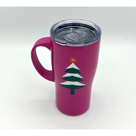 Christmas Tree Stainless Steel Tumbler with Handle, 20 oz NWT - Picture 2 of 5